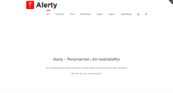 Desktop Screenshot of getalerty.com